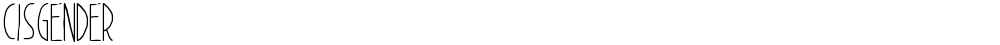 Cisgender