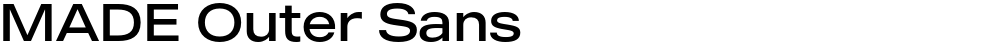 MADE Outer Sans