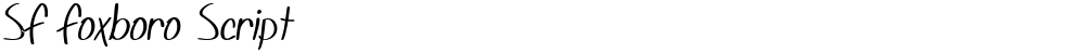 SF Foxboro Script