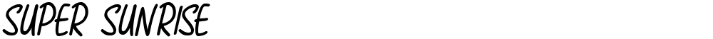 Super Sunrise