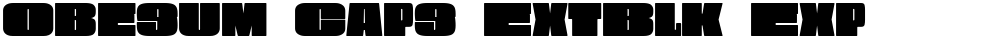 Obesum Caps ExtBlk Exp