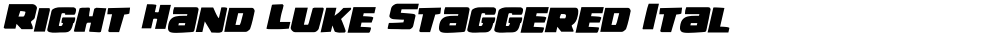 Right Hand Luke Staggered Ital