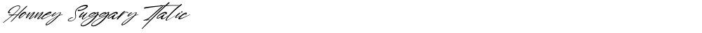Honney Suggary Italic