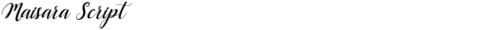 Maisara Script