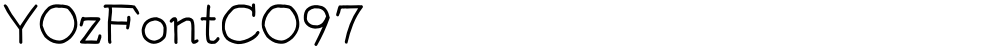 YOzFontCO97