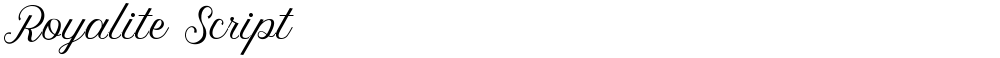 Royalite Script