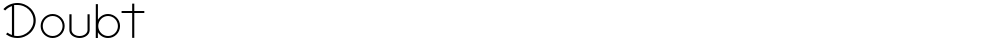Doubt