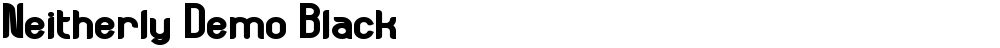 Neitherly Demo Black