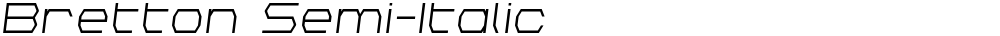 Bretton Semi-Italic