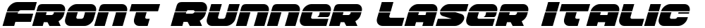 Front Runner Laser Italic