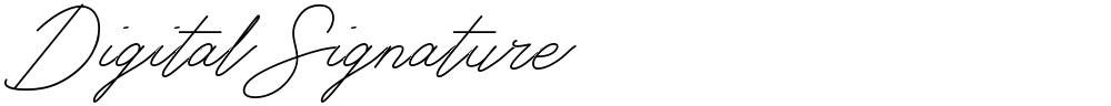 Digital Signature
