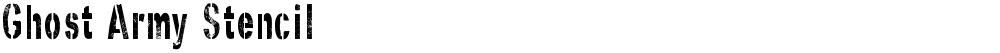 Ghost Army Stencil