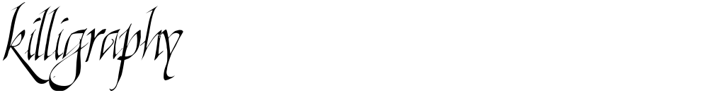 Killigraphy
