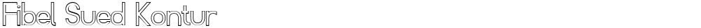 Fibel Sued Kontur