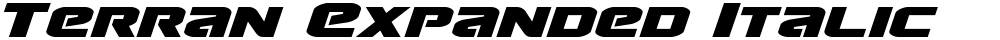Terran Expanded Italic