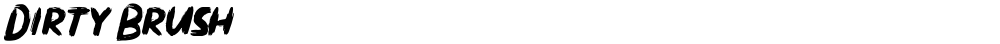 Dirty Brush