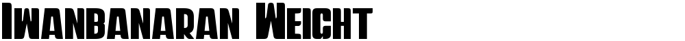 Iwanbanaran Weight