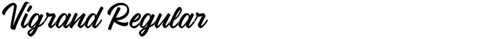 Vigrand Regular