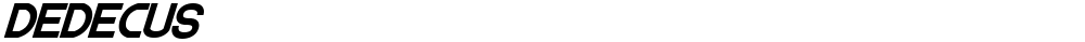 Dedecus 