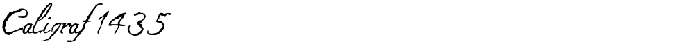 Caligraf 1435