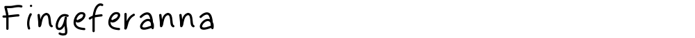 Fingeferanna