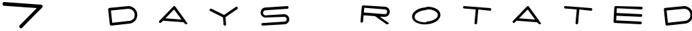 7 days rotated