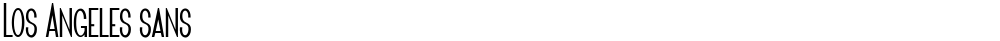 Los Angeles sans