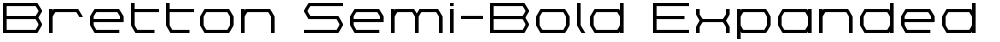 Bretton Semi-Bold Expanded