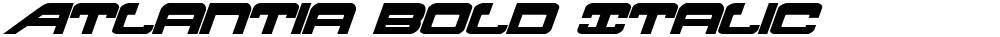 Atlantia Bold Italic