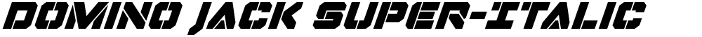 Domino Jack Super-Italic