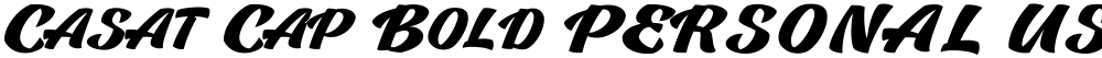 Casat Cap Bold PERSONAL USE
