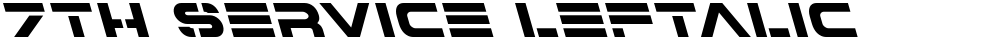 7th Service Leftalic