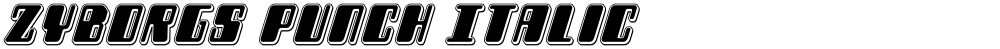 Zyborgs Punch Italic