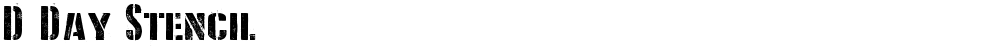 D Day Stencil
