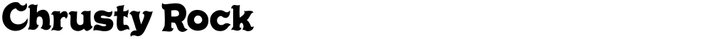 Chrusty Rock