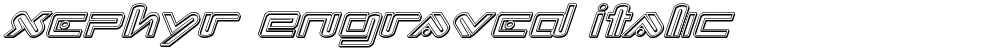 Xephyr Engraved Italic