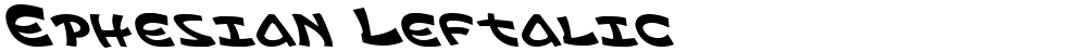 Ephesian Leftalic