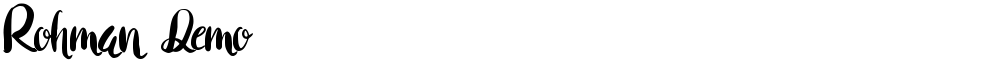 Rohman Demo