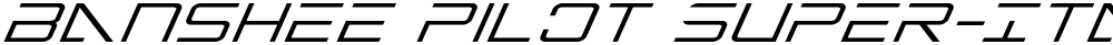 Banshee Pilot Super-Italic