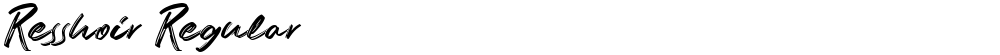 Resshoir Regular