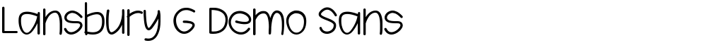 Lansbury G Demo Sans