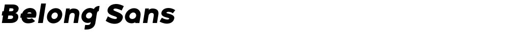 Belong Sans