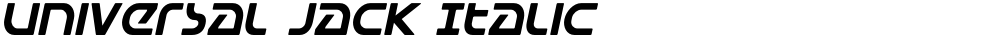 Universal Jack Italic