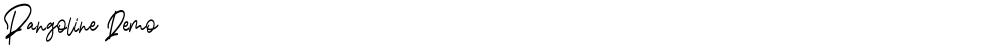 Pangoline Demo