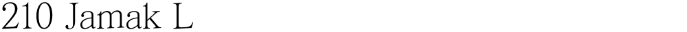 210 Jamak L