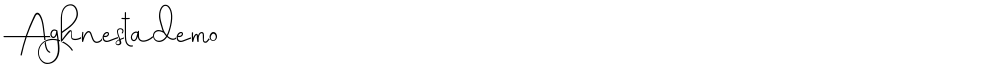 Aghnestademo