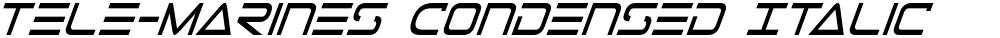 Tele-Marines Condensed Italic