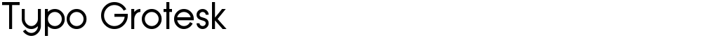 Typo Grotesk