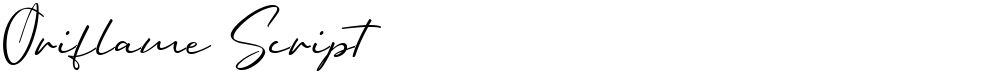 Oriflame Script