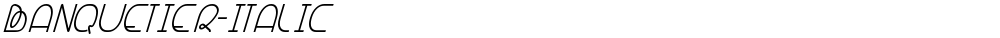 Banquetier-Italic